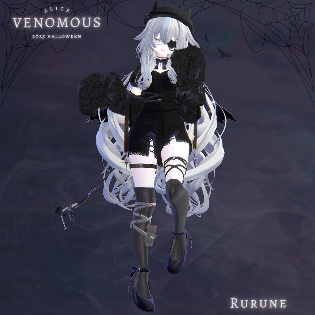 Venomous【12アバター対応・VRChat向け3Dモデル】