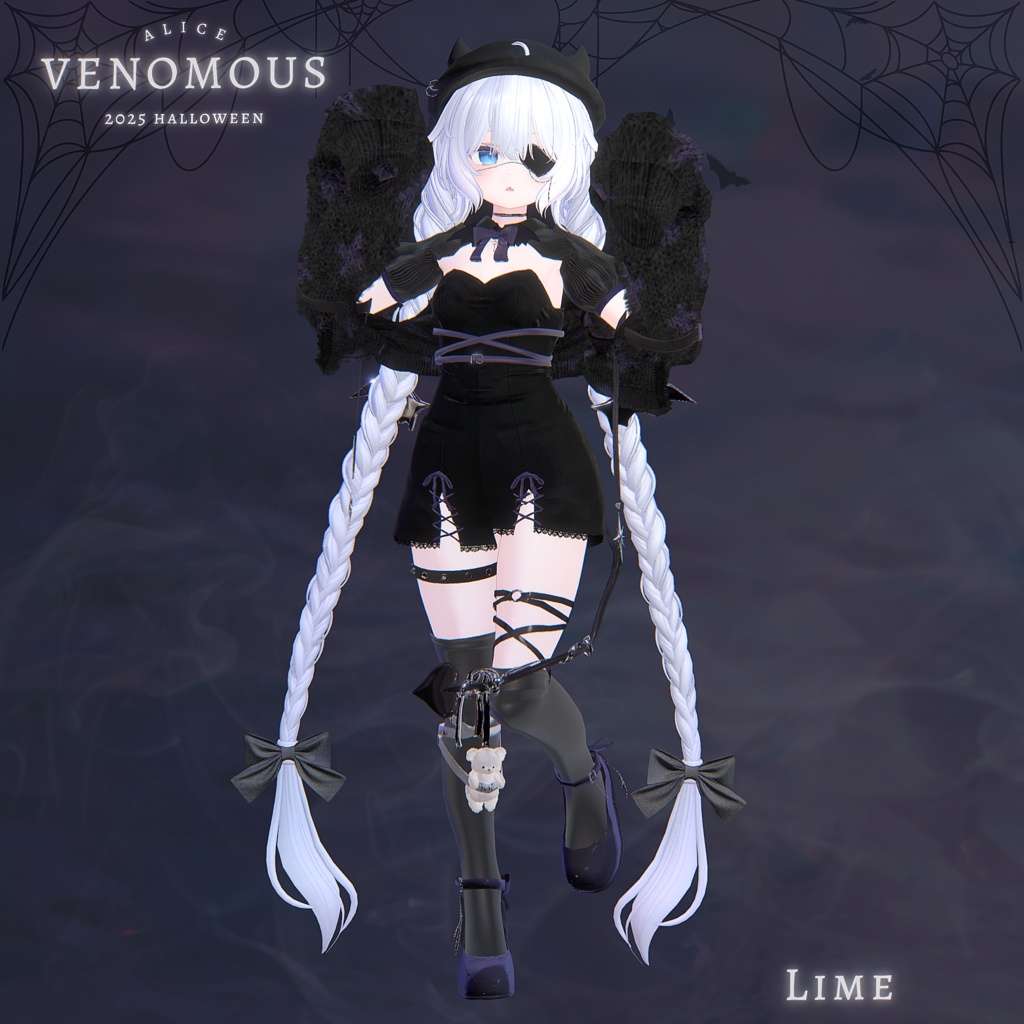 Venomous【12アバター対応・VRChat向け3Dモデル】