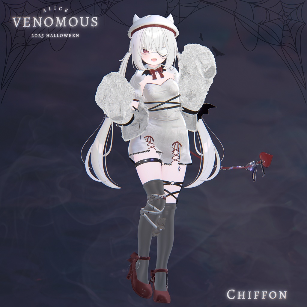 Venomous【12アバター対応・VRChat向け3Dモデル】