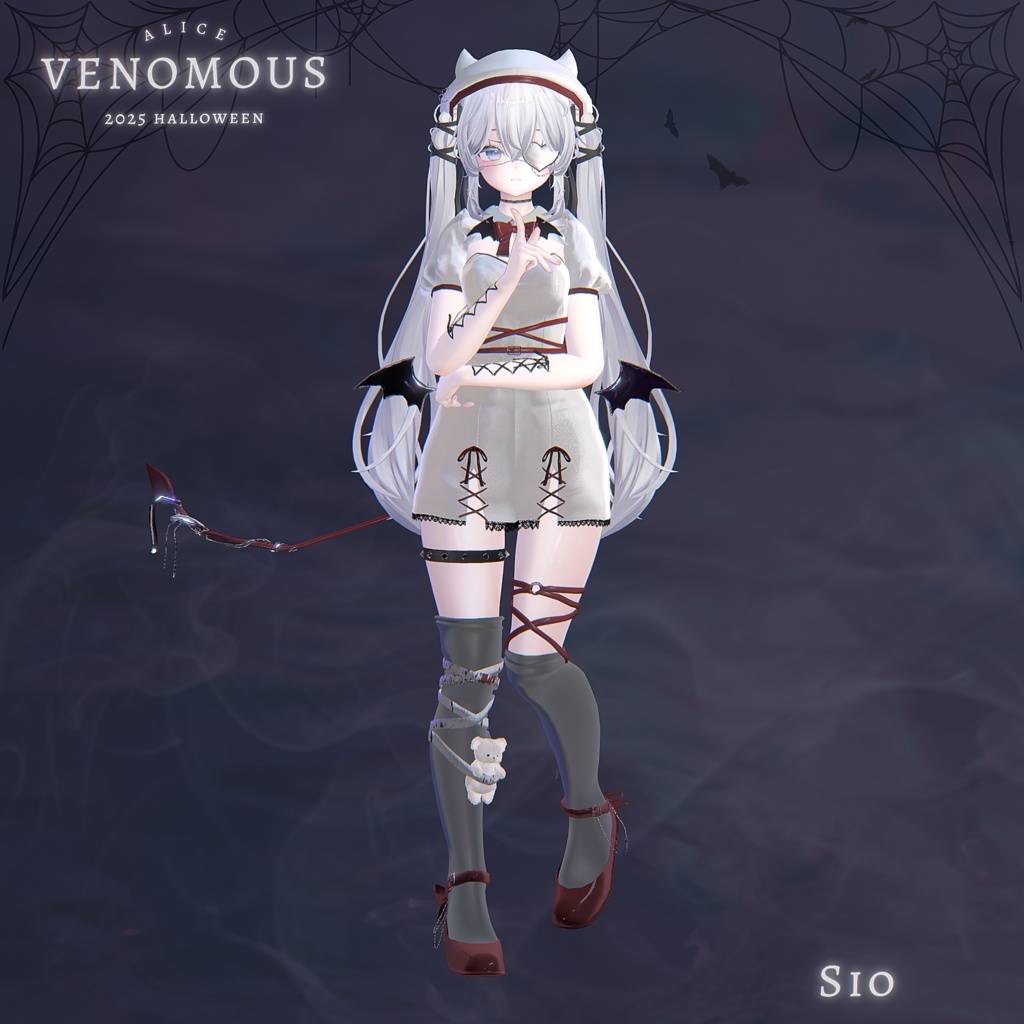 Venomous【12アバター対応・VRChat向け3Dモデル】