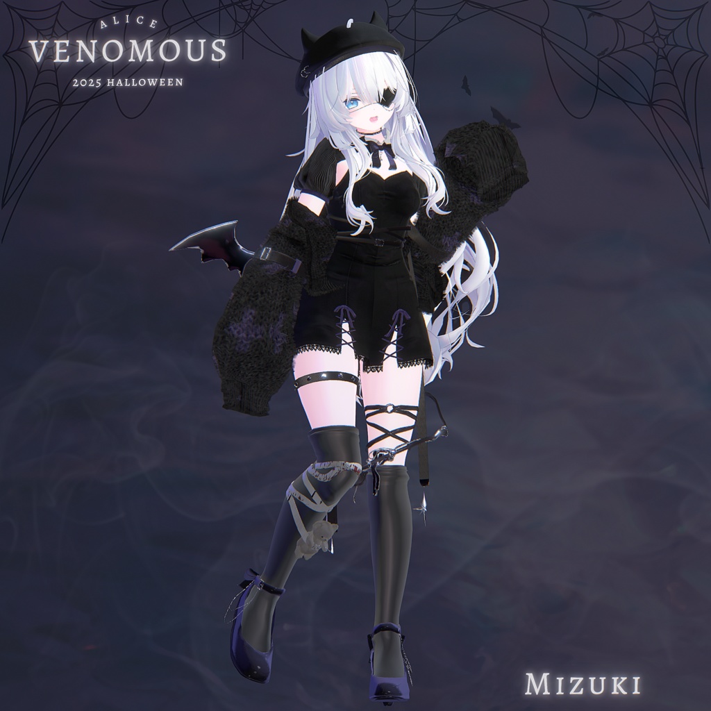 Venomous【12アバター対応・VRChat向け3Dモデル】