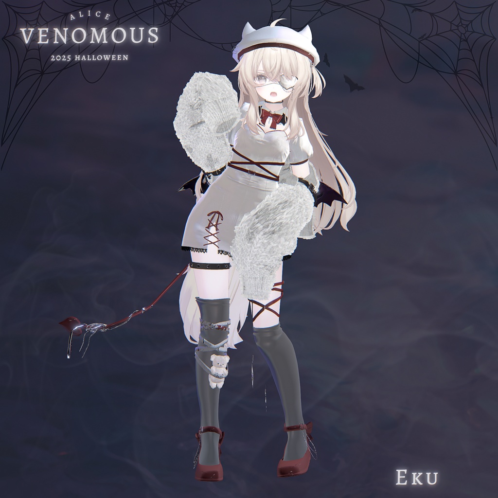 Venomous【12アバター対応・VRChat向け3Dモデル】
