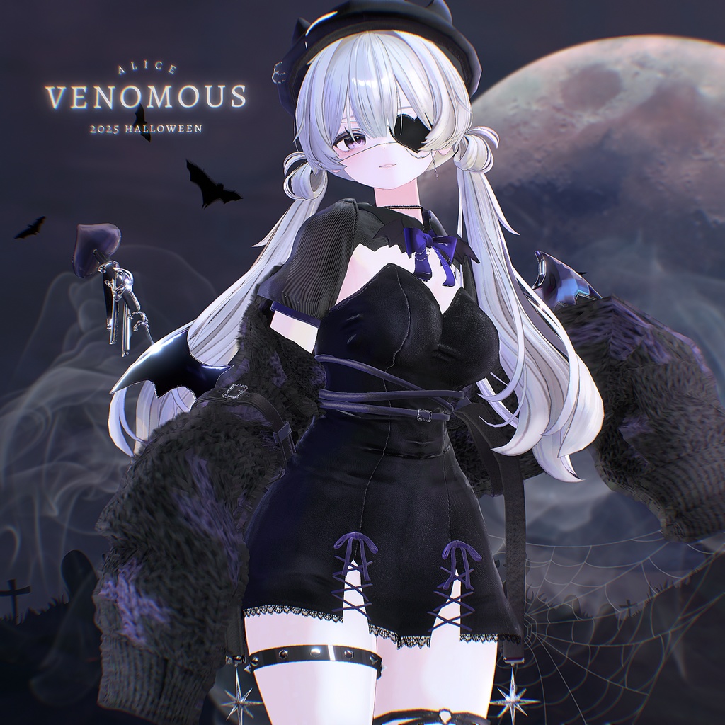 SALE👻Venomous【12アバター対応・VRChat向け3Dモデル】