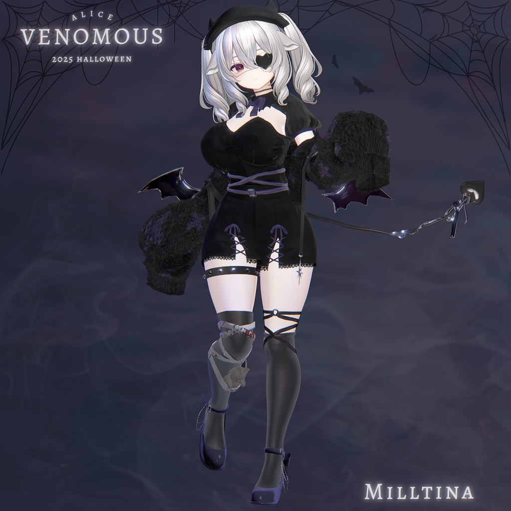 Venomous【12アバター対応・VRChat向け3Dモデル】