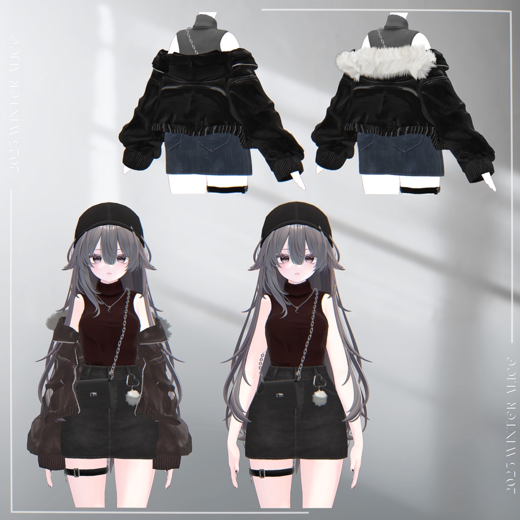 Limerence【12アバター対応・VRChat向け3Dモデル】