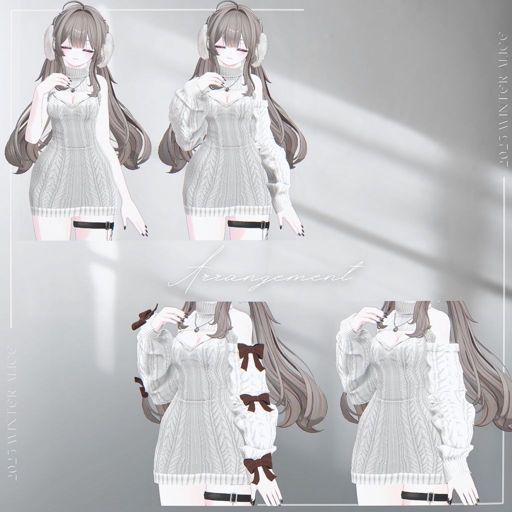 𝐒𝐀𝐋𝐄&帽子付🎅ˎˊDearest【13アバター対応・VRChat向け3Dモデル】