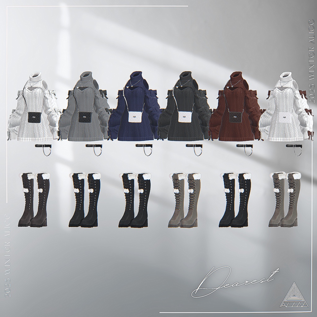 𝐒𝐀𝐋𝐄&帽子付🎅ˎˊDearest【13アバター対応・VRChat向け3Dモデル】