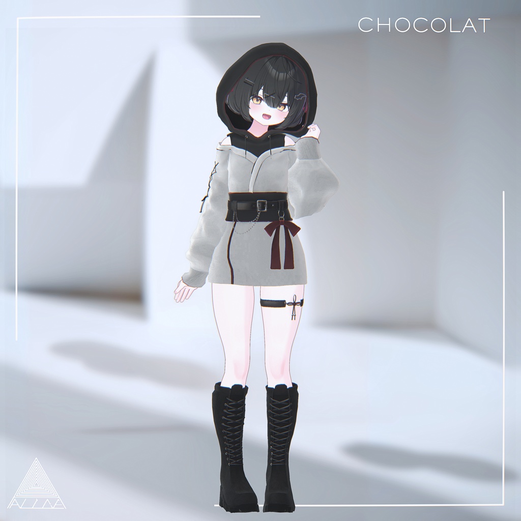 冥夜/MEIYA【12アバター対応・VRChat向け3Dモデル】