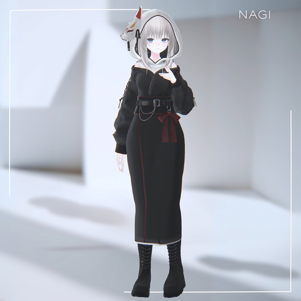 冥夜/MEIYA【12アバター対応・VRChat向け3Dモデル】