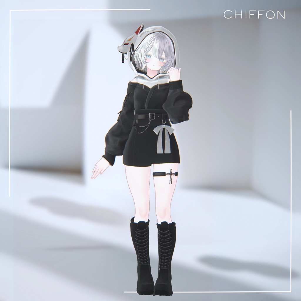 冥夜/MEIYA【12アバター対応・VRChat向け3Dモデル】