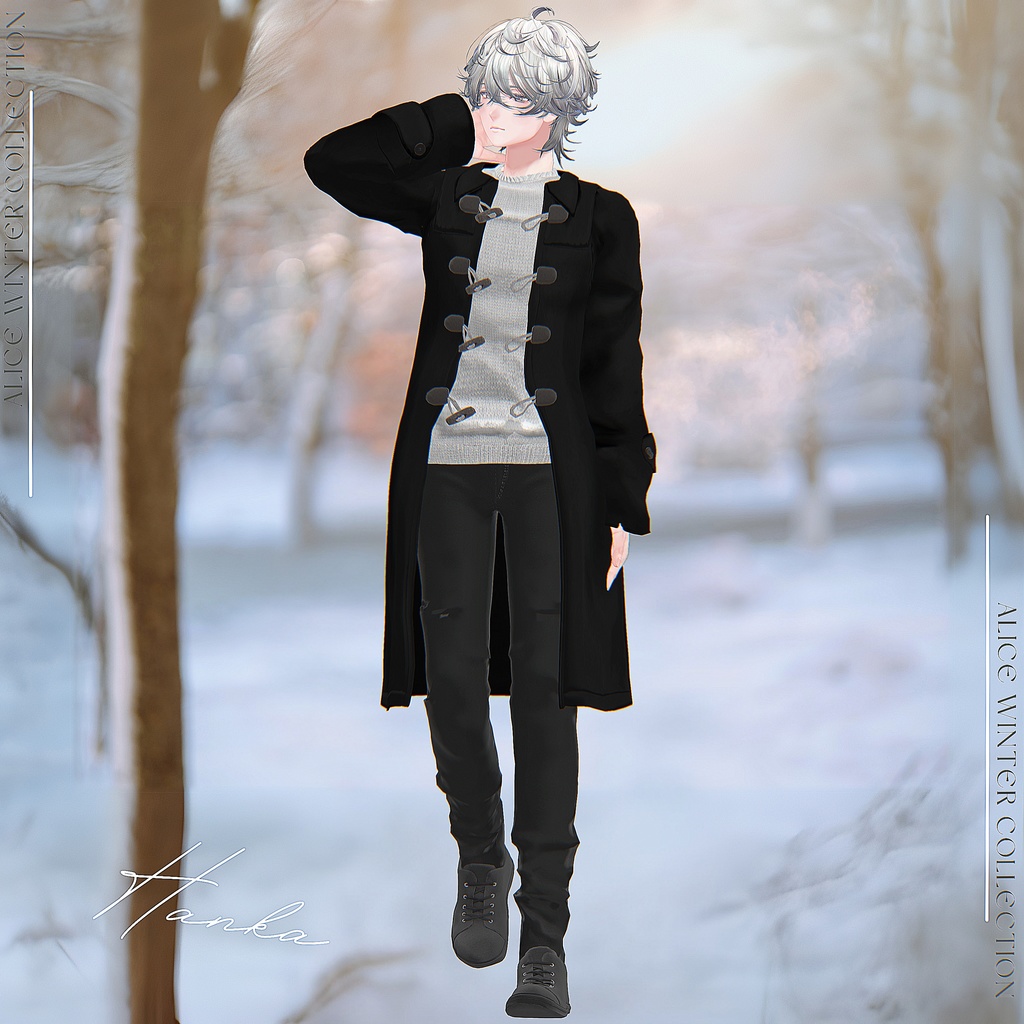 SALE⛄Snowdrop forHim【7アバター対応/VRChat衣装モデル】