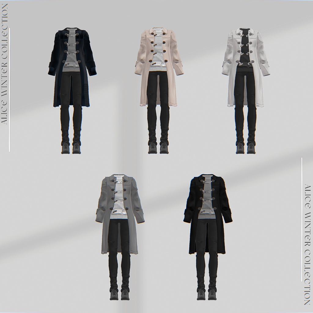 SALE⛄Snowdrop forHim【7アバター対応/VRChat衣装モデル】