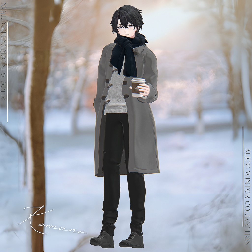 SALE⛄Snowdrop forHim【7アバター対応/VRChat衣装モデル】