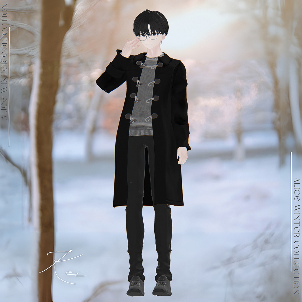 SALE⛄Snowdrop forHim【7アバター対応/VRChat衣装モデル】