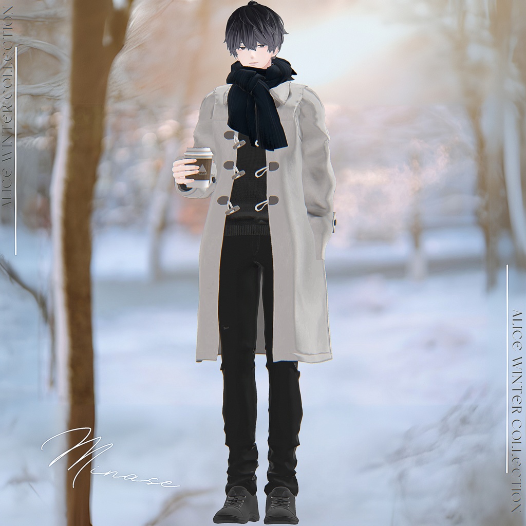 SALE⛄Snowdrop forHim【7アバター対応/VRChat衣装モデル】