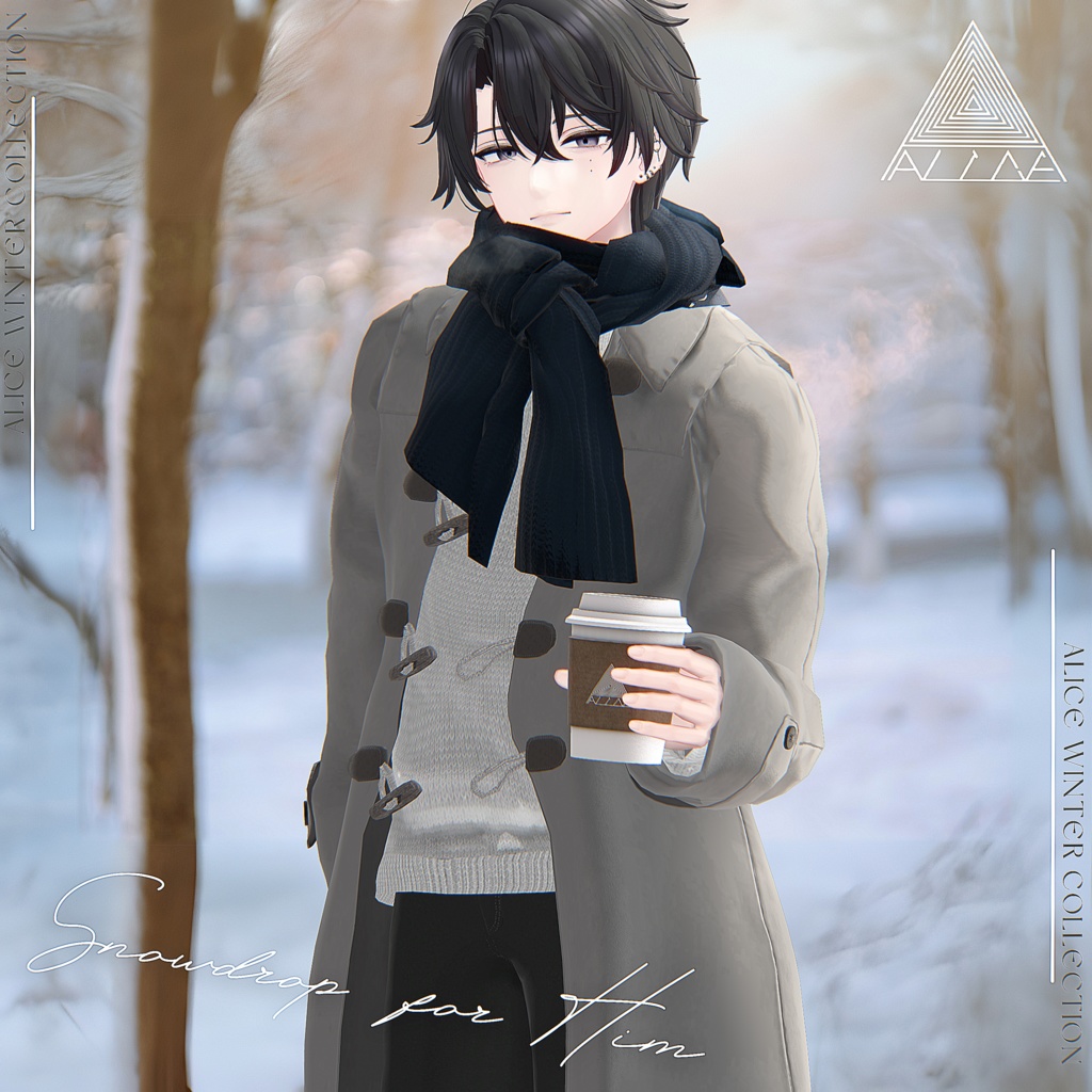 SALE⛄Snowdrop forHim【7アバター対応/VRChat衣装モデル】
