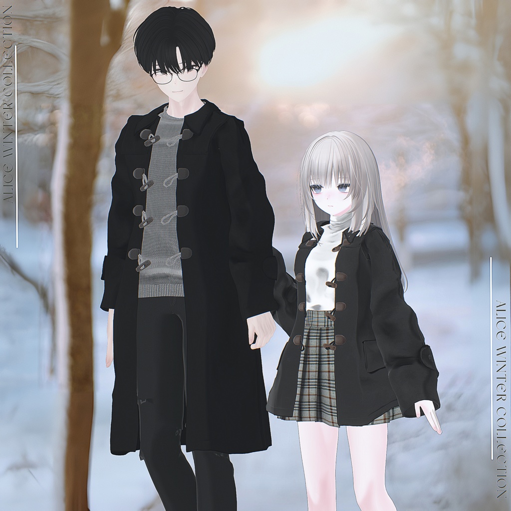 SALE⛄Snowdrop forHim【7アバター対応/VRChat衣装モデル】