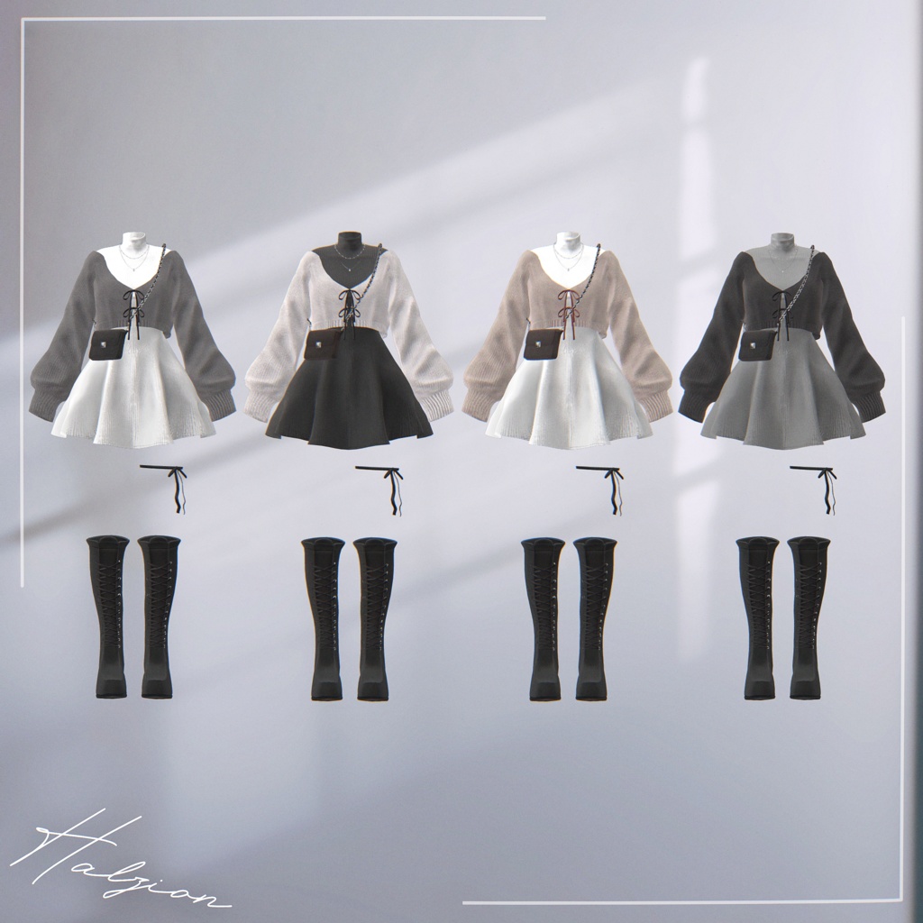 SALEðŒð»ððð§ðððã12ã¢ãã¿ãŒå¯Ÿå¿ïœ¥VRChatåã3Dã¢ãã«ã