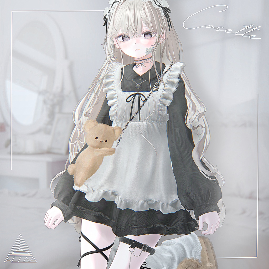 SALE🧸𝐶𝑜𝑠𝑒𝑡𝑡𝑒【14アバター対応･VRChat向け3Dモデル】