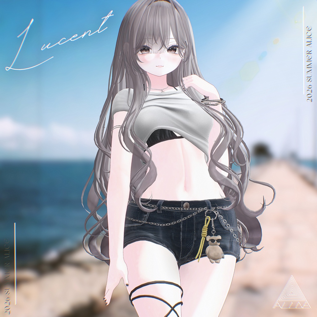 SALE🍧ˎˊ˗𝐋𝐮𝐜𝐞𝐧𝐭【15アバター対応･VRChat向け3Dモデル】