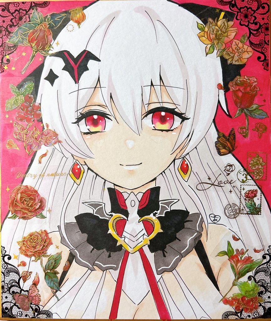 【崩BW】色紙♡テレサ(大人月下)