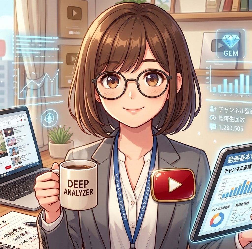 YouTubeの深掘り分析プロンプト for Gemini