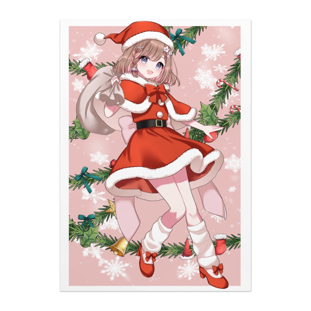 【クリスマス2024】ちなっちサンタポスター
