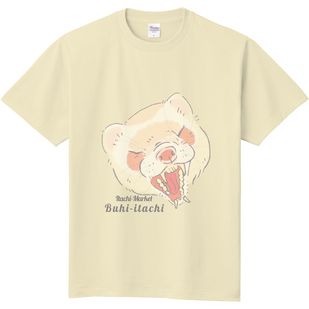 ぶひ鼬Tシャツ【ベージュ】