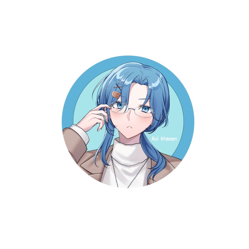 【2025アオイ×塩コラボ記念】アオイカーメン　缶バッジ