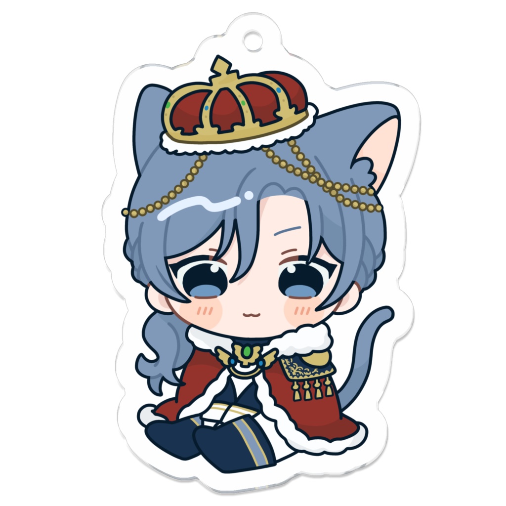 【再販】アオイカーメン　アクリルキーホルダー【にゃんこver】