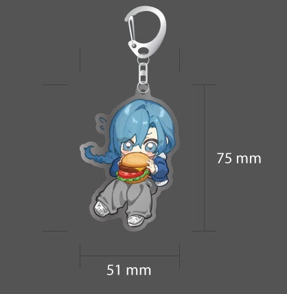 【2026カーメン王国六番街】アオイカーメン　民子　アクリルキーホルダー２