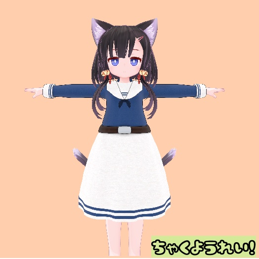 あずきちゃん用衣装モデル 「よそ行きお洋服」