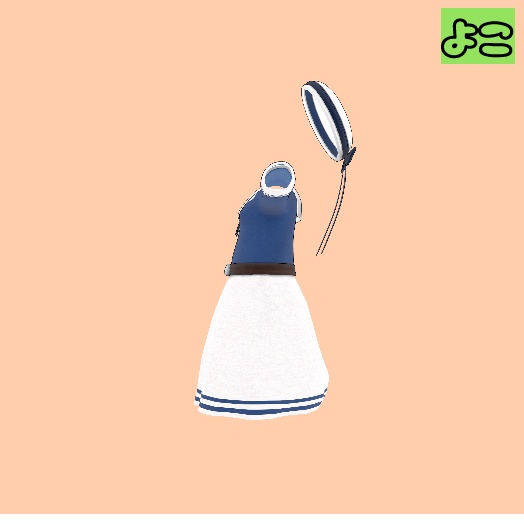 あずきちゃん用衣装モデル 「よそ行きお洋服」