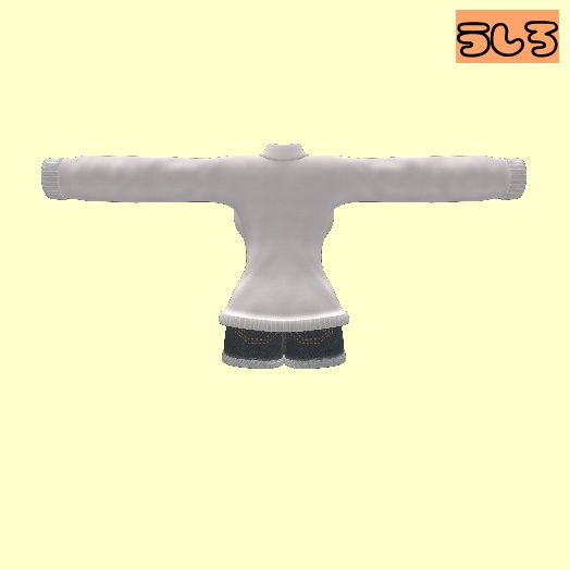 サタリナさん用あったかせーた+ショートパンツ衣装