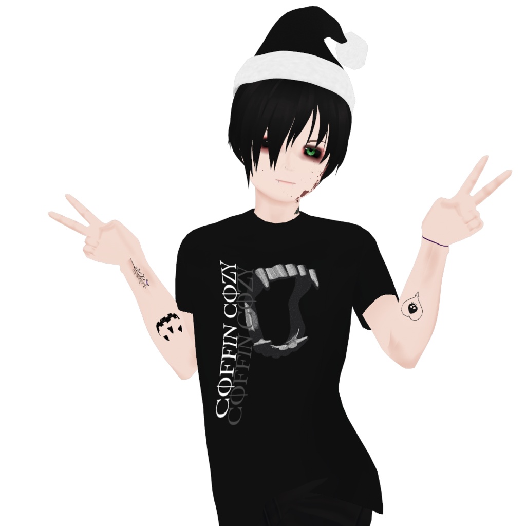 Vroid Santa Hat Christmas [Hair Customitem] 
