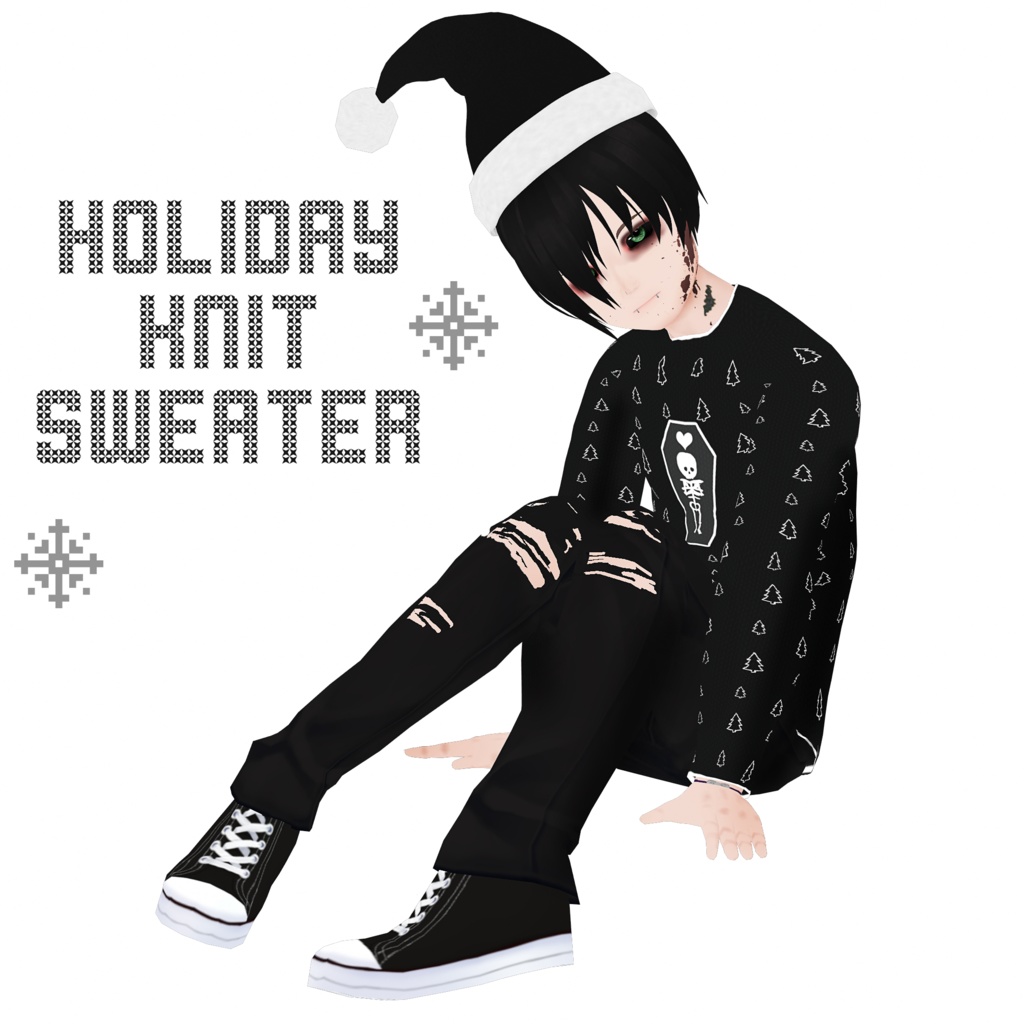 Vroid Holiday Knit Sweater [Customitem]
