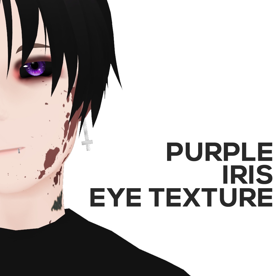 Vroid Purple Iris Eyes Texture