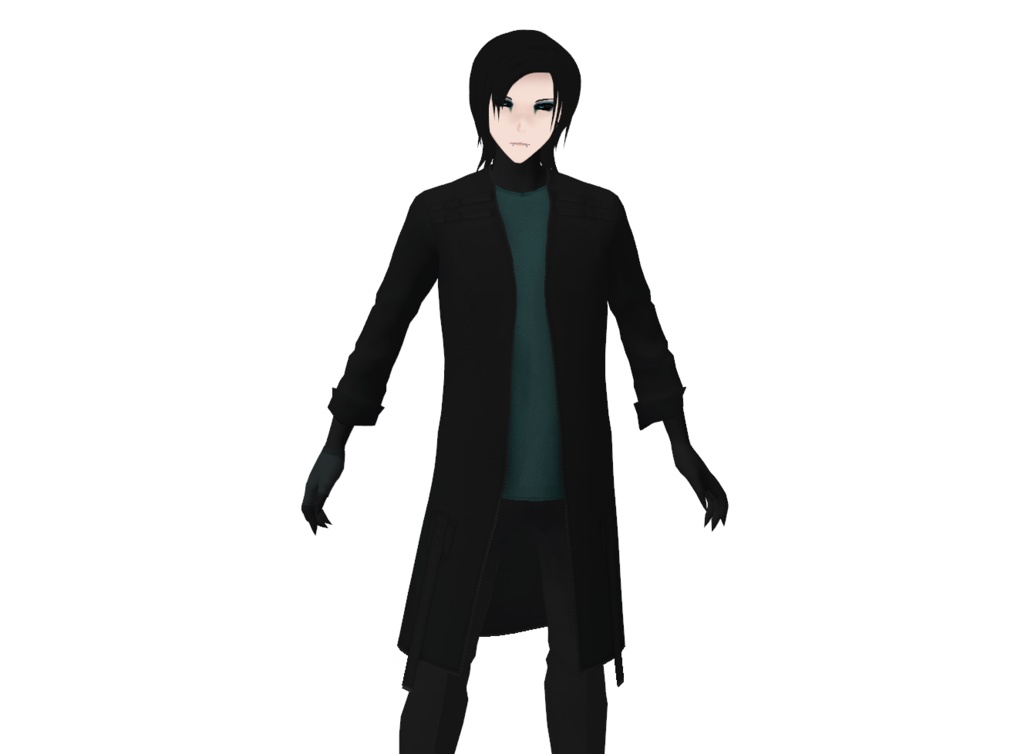 Long Coat with Undershirt