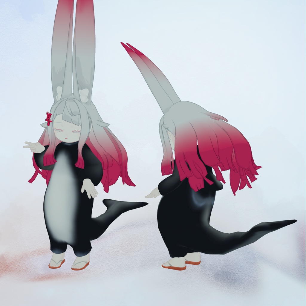 シャチとクジラのきぐるみ