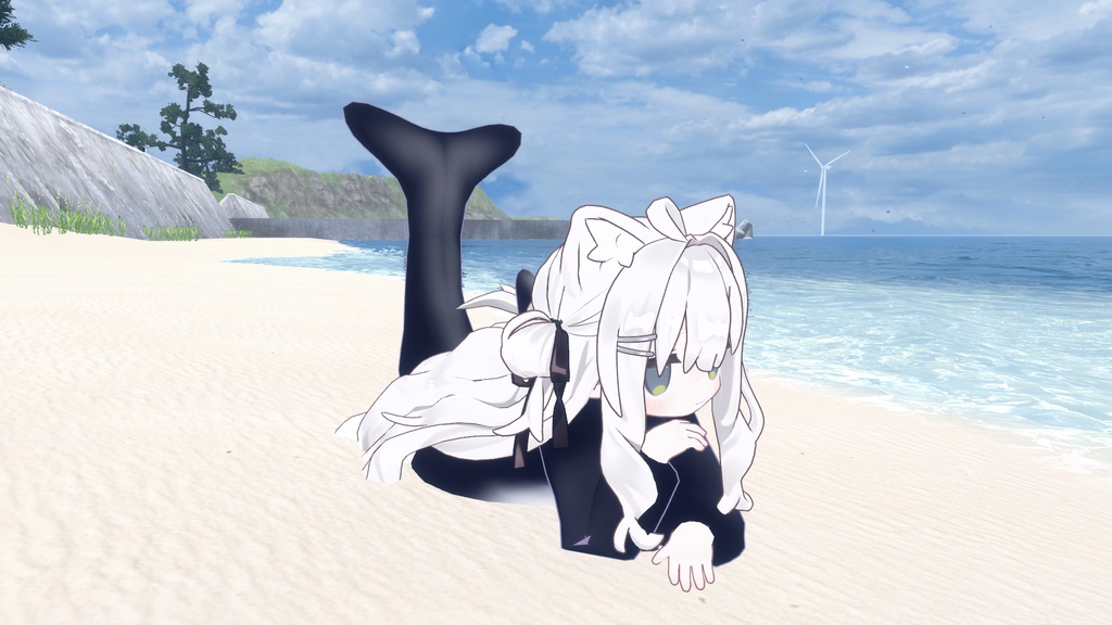 シャチとクジラのきぐるみ