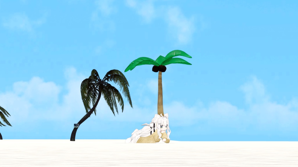 学芸会でヤシの木の役もらいました!