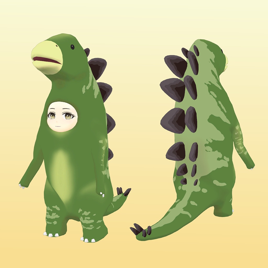 オリジナル3Dモデル「ステゴのさっちゃん」