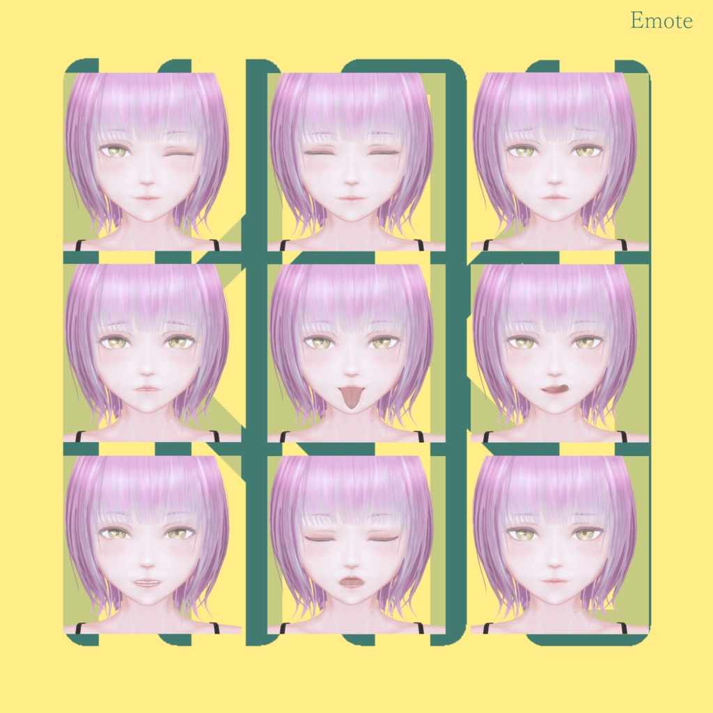 オリジナル3Dモデル「Vivi」