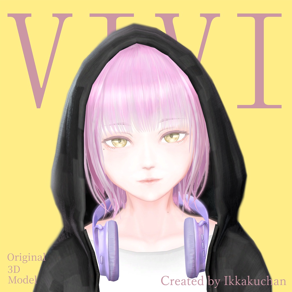 オリジナル3Dモデル「Vivi」
