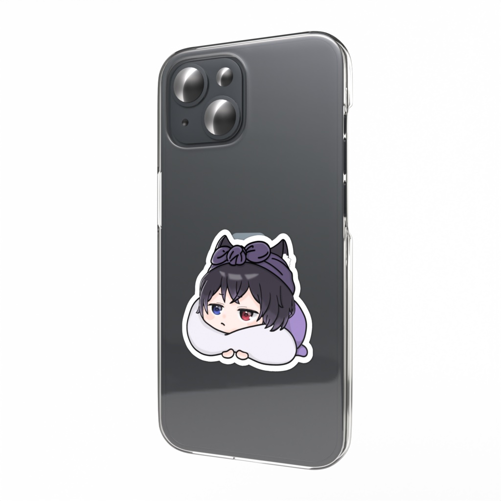【ジト目_パジャマ】スマホステッカー