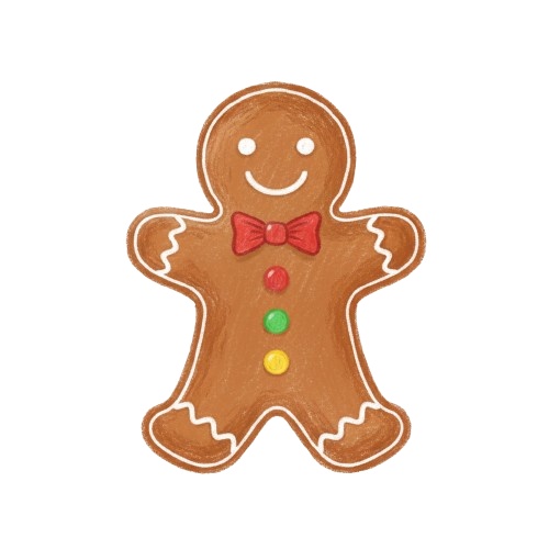 手書き風クリスマス クリップアートセット 10点セット (PNG形式)