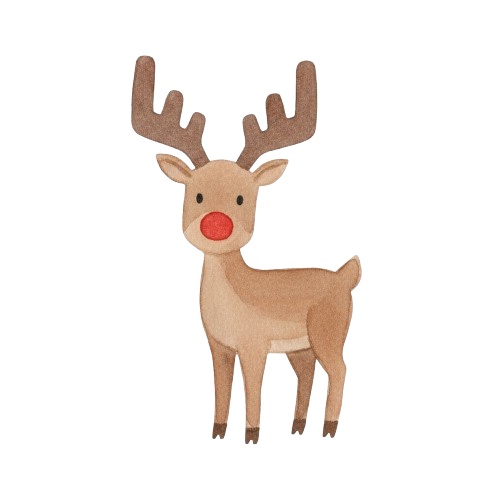 手書き風クリスマス クリップアートセット 10点セット (PNG形式)