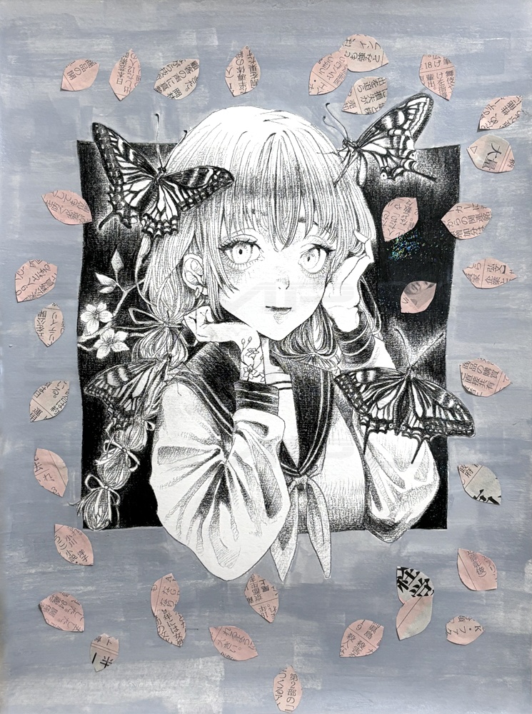 原画「春・百」