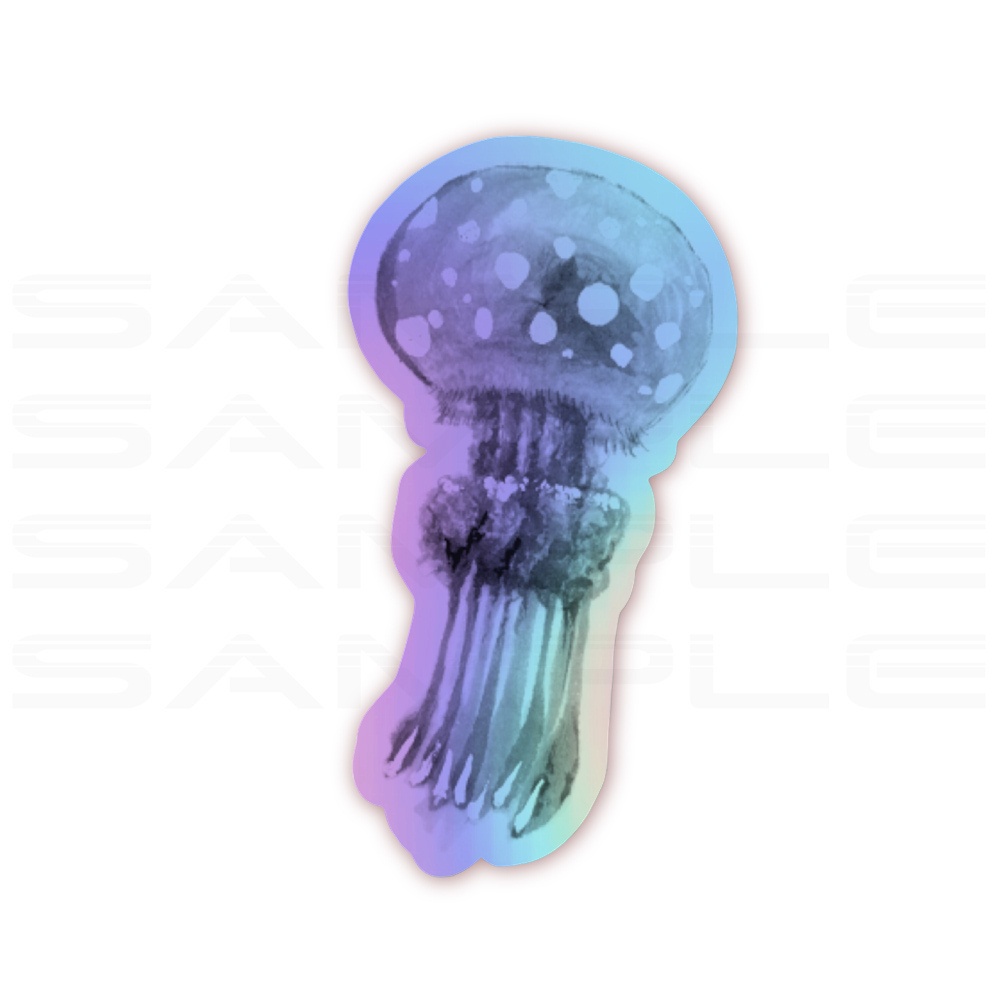 ホログラムステッカー「クラゲ」