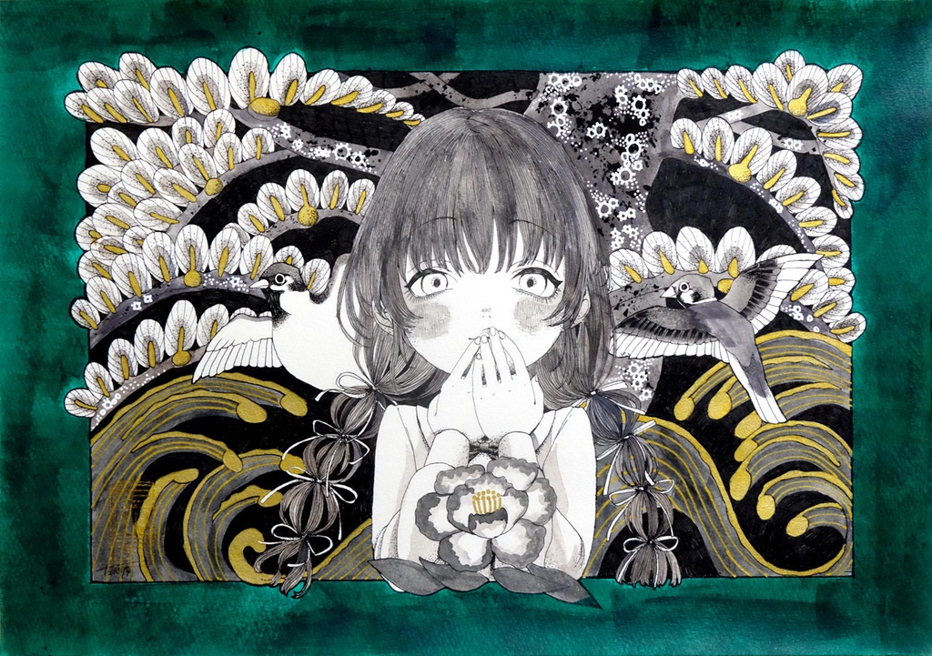 原画「蕾-非礼勿言」